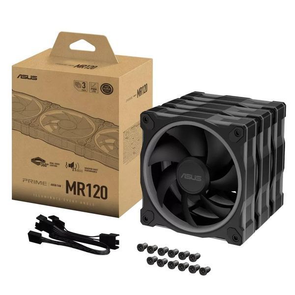 Вентилятор Asus Prime MR120 ARGB 3 in 1 Black (90DA00I0-B09020) 618859ua фото