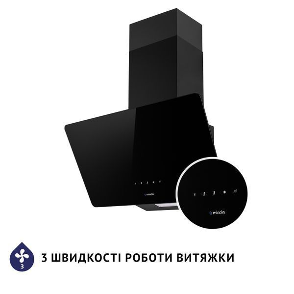 Вытяжка наклонная Minola HVS 5224 BL 700 LED 627947ua фото