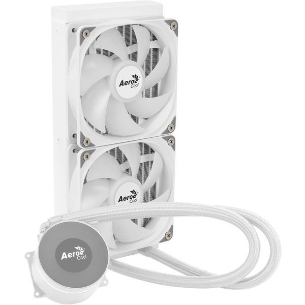 Водяне охолодження Aerocool Oasis L240 White (ACLA-OA24117.21) 622744ua фото