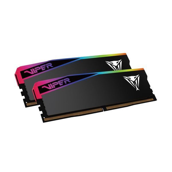 Память для настольных компьютеров Patriot 32 GB (2x16GB) DDR5 6400 MHz Viper Elite 5 Ultra RGB Matte Black (VEUR532G6432K) 621070ua фото