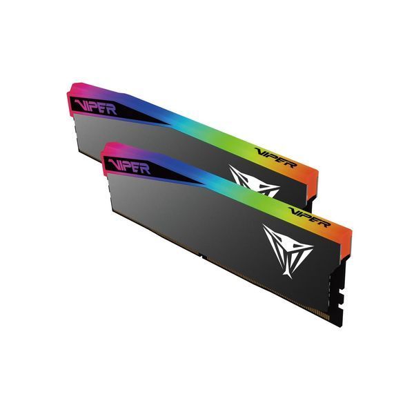 Память для настольных компьютеров Patriot 32 GB (2x16GB) DDR5 6400 MHz Viper Elite 5 Ultra RGB Matte Black (VEUR532G6432K) 621070ua фото