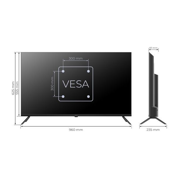 Телевізор Kivi 43'' UHD Prime E5 QLED (43U770QB) 628778ua фото