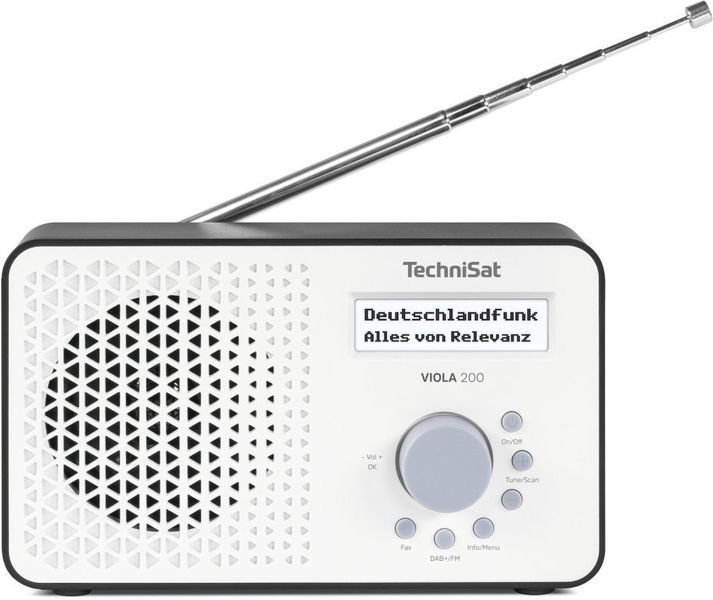 Радіоприймач Technisat Viola 200 White/Black 621549 фото