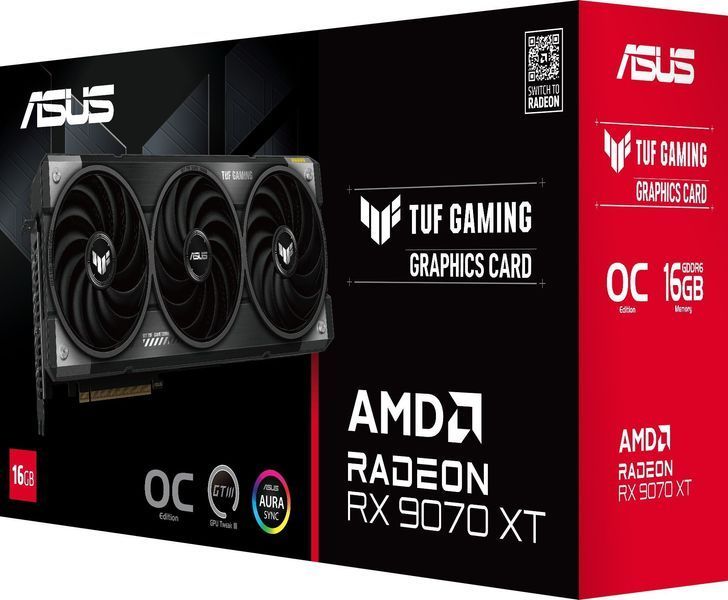 Видеокарта Asus TUF-RX9070XT-O16G-GAMING 590638ua фото