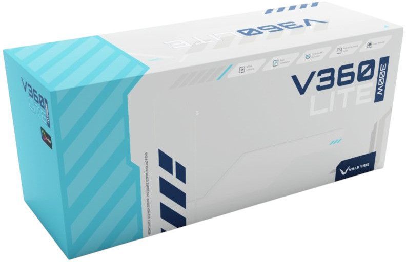 Водяное охлаждение Valkyrie V360 Lite ARGB White 619178 фото