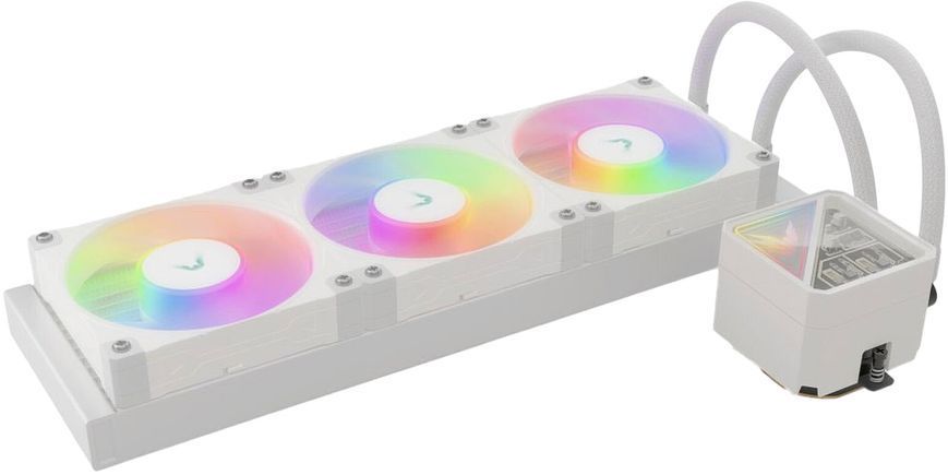 Водяное охлаждение Valkyrie V360 Lite ARGB White 619178 фото