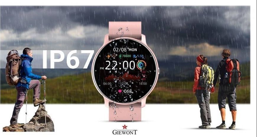 Смарт-годинник Giewont GW120-1 Pink 621718 фото