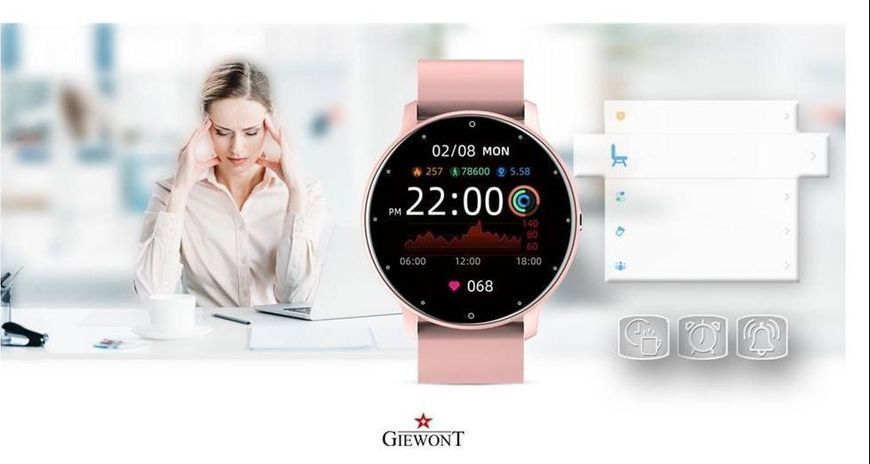 Смарт-годинник Giewont GW120-1 Pink 621718 фото