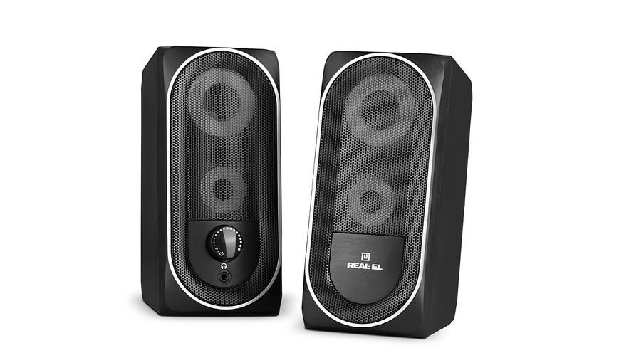 Акустические колонки Real-El S-110 Black (EL121100009) 577250ua фото