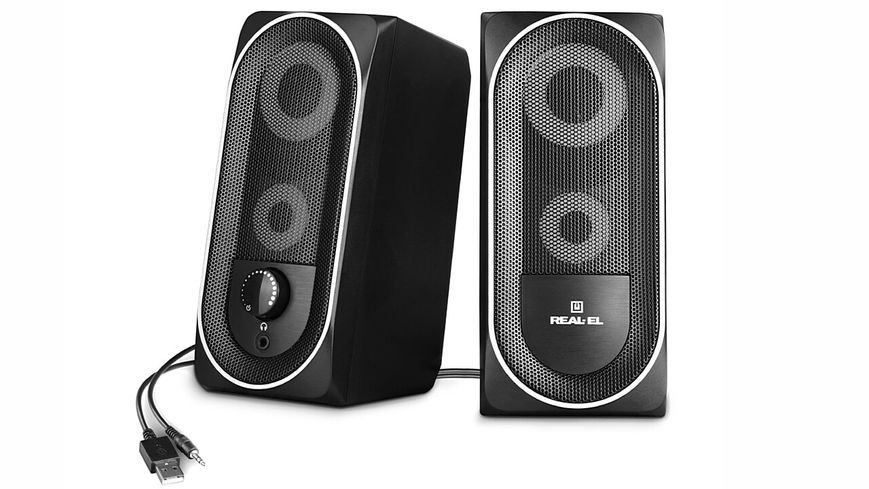 Акустические колонки Real-El S-110 Black (EL121100009) 577250ua фото