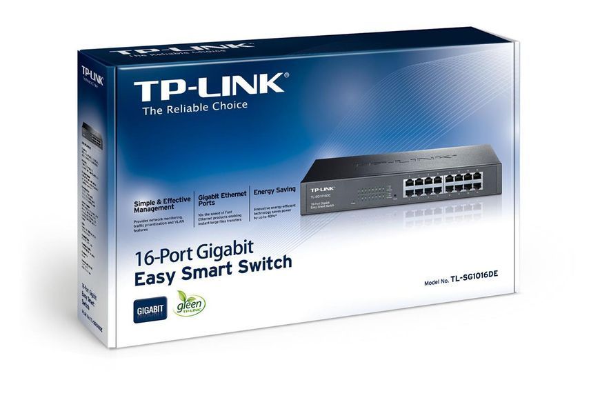 Коммутатор управляемый уровня 2 TP-Link TL-SG1016DE 461790ua фото