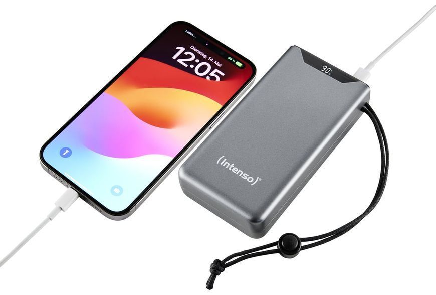 Внешний аккумулятор (павербанк) Intenso F20000 20000mAh Grey (7332054) 613708ua фото