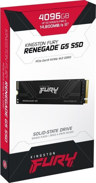 SSD накопичувач Kingston Fury Renegade G5 4 TB (SFYR2S/4T0) 588996ua фото