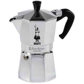 Кофеварка гейзерная Bialetti Moka Express Silver 0.23L (0001164) 517898 фото