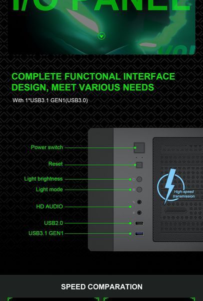 Корпус GameMax Cyclops BG 630502ua фото