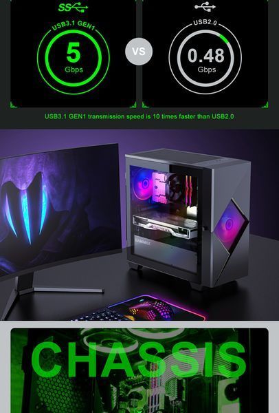 Корпус GameMax Cyclops BG 630502ua фото