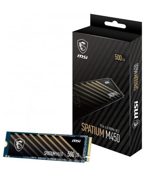 SSD накопичувач MSI Spatium M450 V1 500 GB (S78-440K380-P83) 622526ua фото