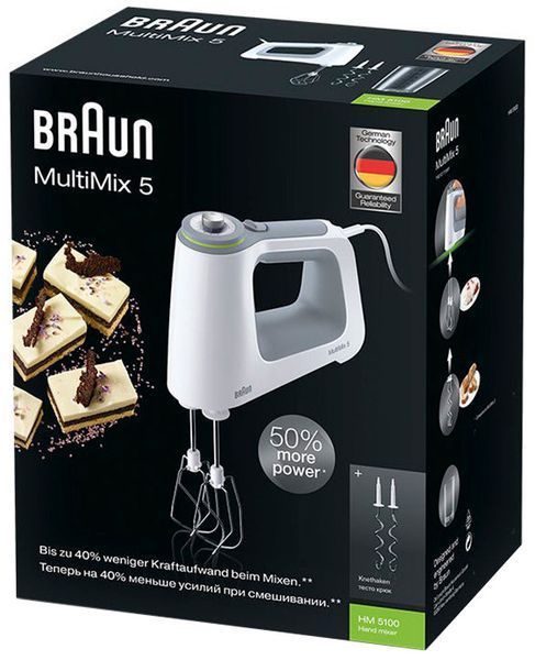 Миксер Braun HM 5100 WH MultiMix 5 484026 фото