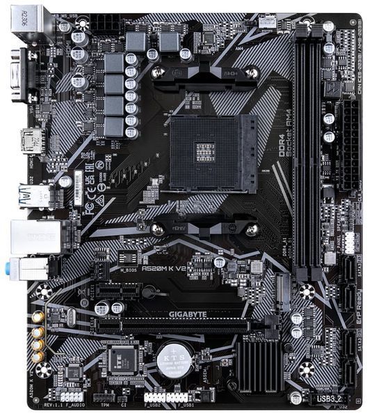 Материнська плата Gigabyte A520M K V2 509224ua фото