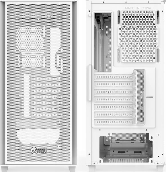 Корпус Zenpc Z1 Mesh Glass White (ZEN.MHA.01.WH.4A) 542207 фото