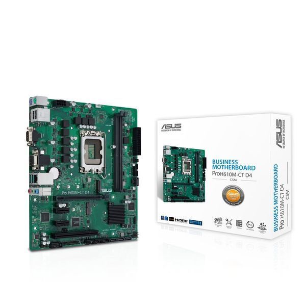 Материнська плата Asus Pro H610M-C D4-CSM (90MB1A30-M0EAYC) 509209ua фото