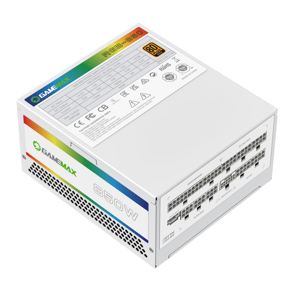 Блок питания GameMax RGB-850 Pro White 627810ua фото