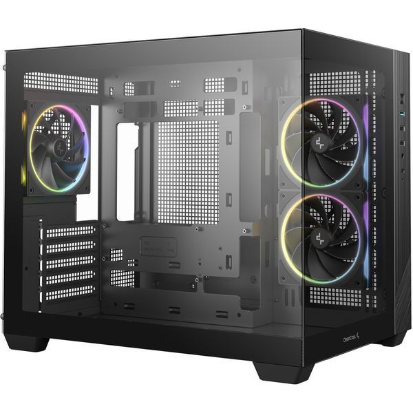 Корпус Deepcool CG330 3F Black (R-CG330-BKNGM3-G) 623077ua фото