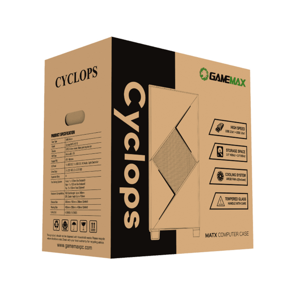 Корпус GameMax Cyclops BG 630502ua фото