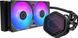 Водяне охолодження Cooler Master MasterLiquid 240 Atmos II Pixel LCD Black (MLX-D24M-A25SZ-P1) 619120 фото 1
