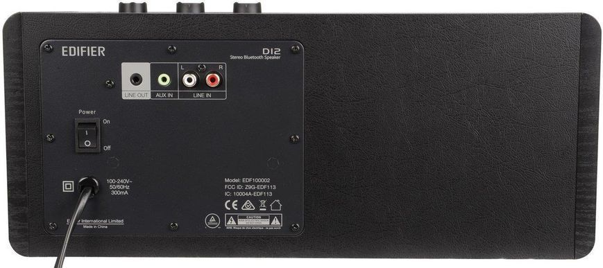 Моноблочна акустична система Edifier D12 Black 357165 фото