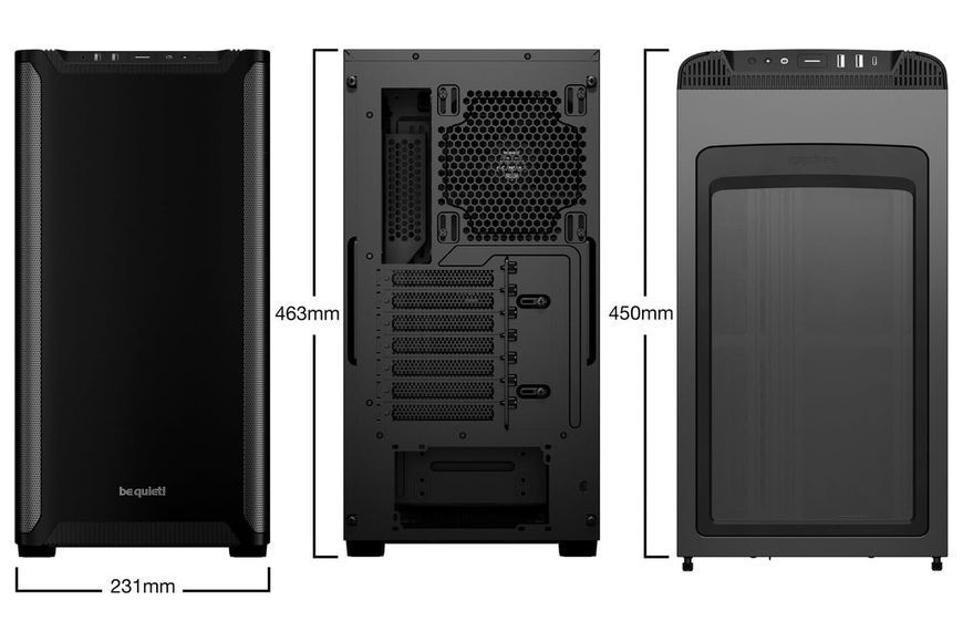 Корпус Be Quiet! Pure Base 501 Black (BG073) 531834 фото