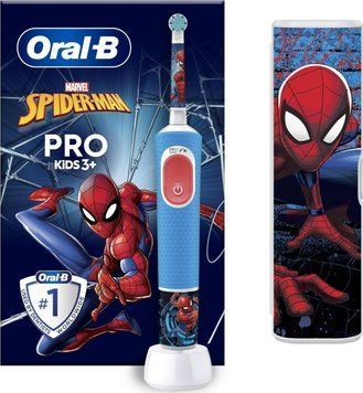 Электрическая зубная щетка Oral-B Kids Spider-Man D103.413.2KX Special Edition 556781ua фото