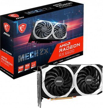 Видеокарта MSI Radeon RX 6600 MECH 2X 8G 357944ua фото