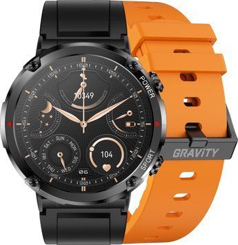 Смарт-часы Gravity GT21-2 Black/Orange 621769 фото