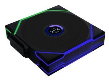 Вентилятор Lian Li Uni Fan TL Wireless LCD 120 Reverse Blade Black (G99.12RTLLCD1W1B.00) 600099 фото