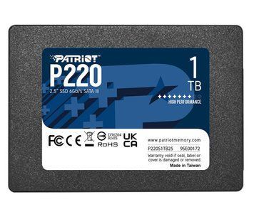 SSD накопичувач PATRIOT P220 1 TB (P220S1TB25) 458935ua фото