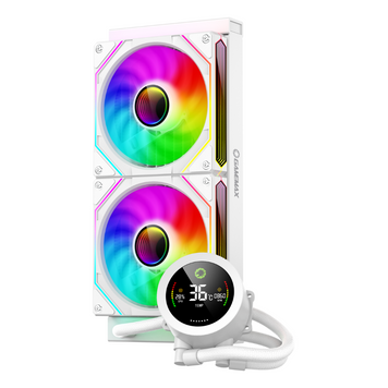 Водяное охлаждение GameMax IceBurg 240 Digital WH 628007ua фото