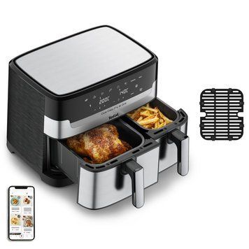 Мультипечь (аэрофритюрница) Tefal Dual Easy Fry & Grill Air Fryer EY905D10 510587 фото