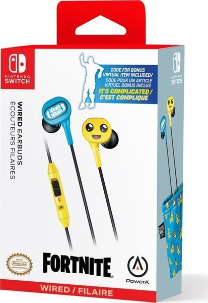 Наушники с микрофоном PowerA Switch Fortnite Peely (NSHS0228-01) 548023 фото