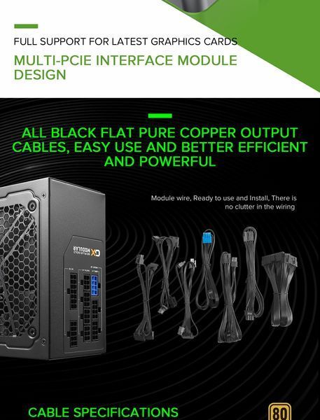 Блок живлення GameMax GX-750 Modular 627778ua фото
