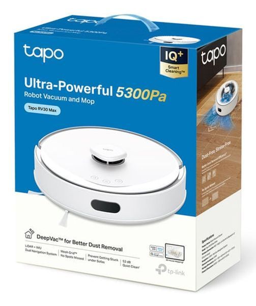 Робот-пылесос TP-Link Tapo RV30 Max White 621605 фото