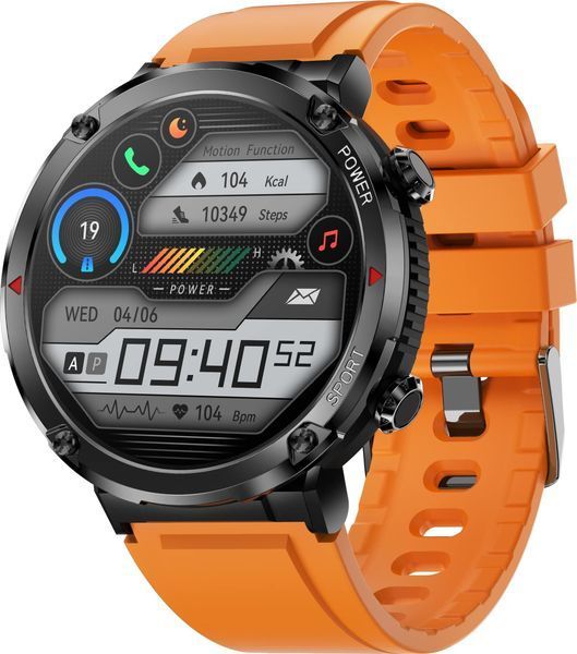 Смарт-часы Gravity GT21-2 Black/Orange 621769 фото