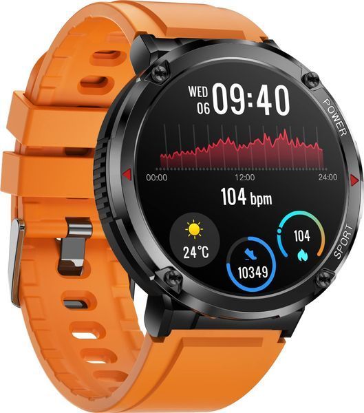 Смарт-часы Gravity GT21-2 Black/Orange 621769 фото
