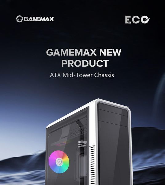 Корпус GameMax G561E-WH 630520ua фото