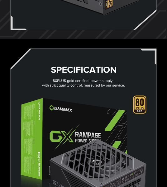 Блок питания GameMax GX-850 Pro BK 630414ua фото