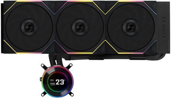 Водяне охолодження Lian Li Hydroshift II LCD-C 360TL Black (GHS2LCD36TB) 619139 фото