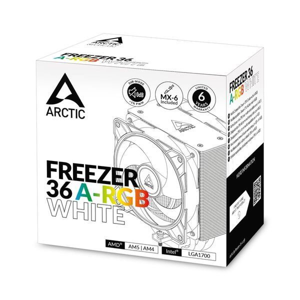 Воздушное охлаждение Arctic Freezer 36 ARGB White (ACFRE00125A) 531467ua фото
