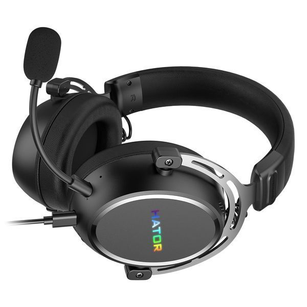 Навушники з мікрофоном Hator Hypergang 3 Hi-Res Black (ESH50) 579411ua фото