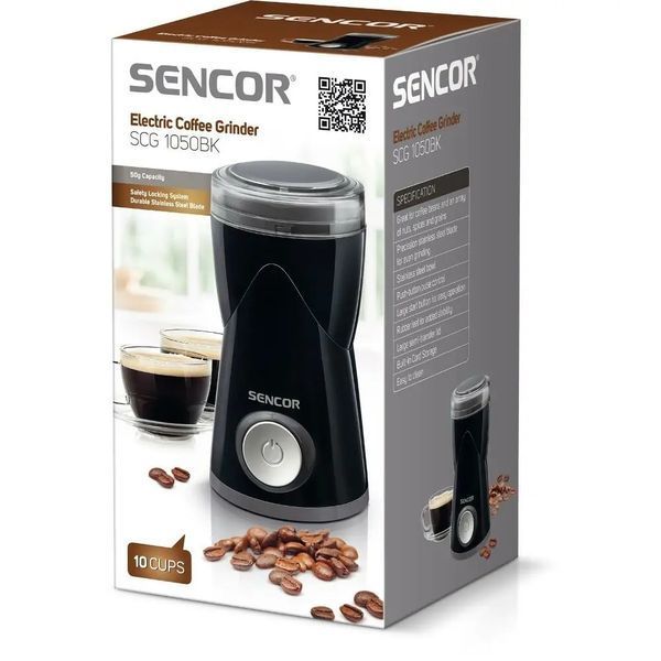 Кавомолка електрична Sencor SCG 1050BK 585974ua фото