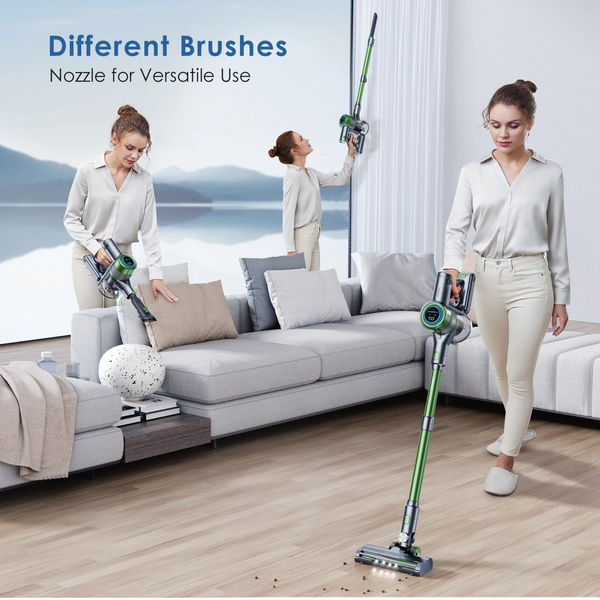 Вертикальний + ручний пилосос (2в1) Lubluelu MATE40 Avocado Green 75028 фото